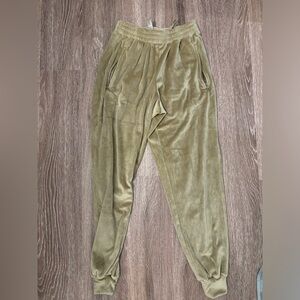 Velour pants